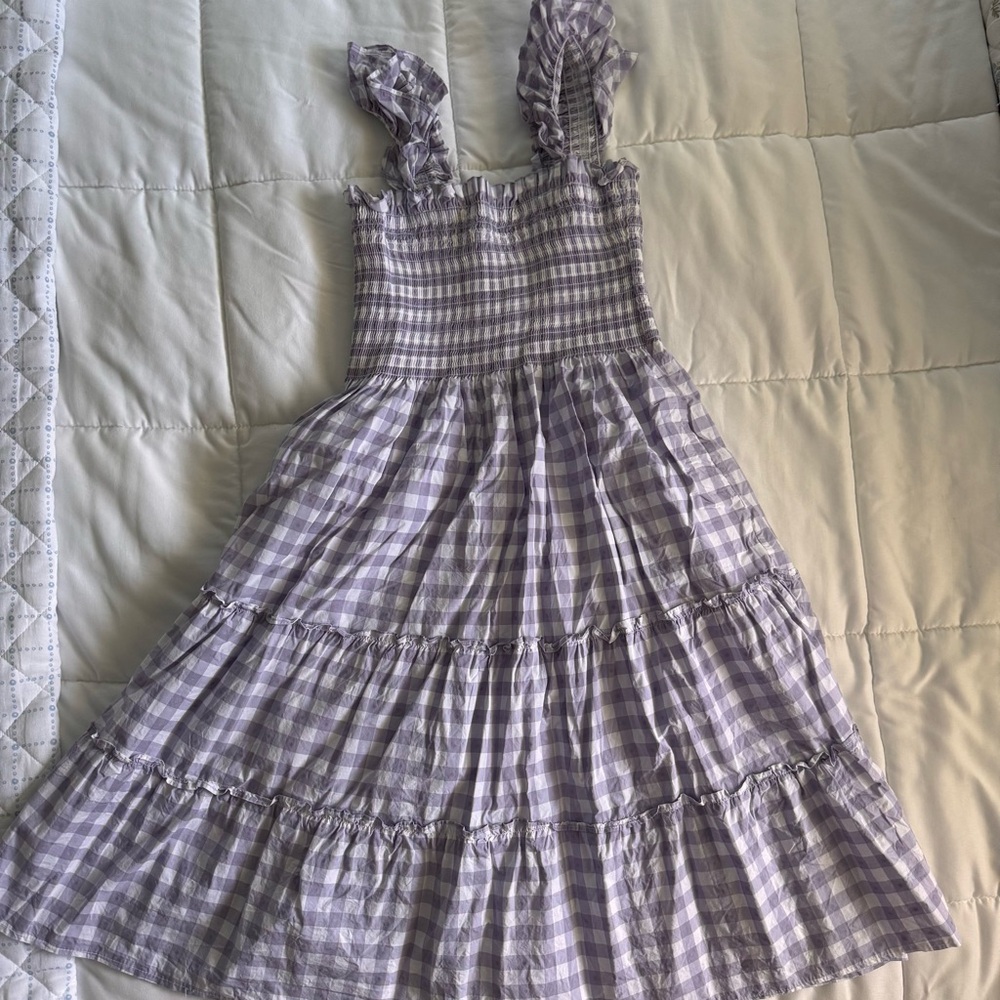 Hill House Purple Gingham Ellie Dress